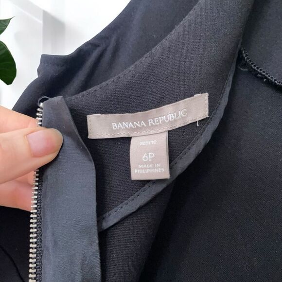 Banana Republic Seamed Ponte Fit & Flare Dress - Picture 9 of 10